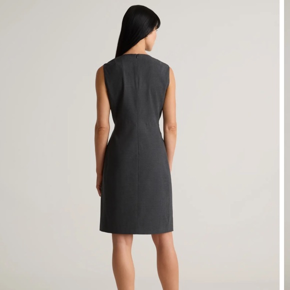 NWT QUINCE Italian Wool Sleeveless dress 10 - Picture 2 of 4